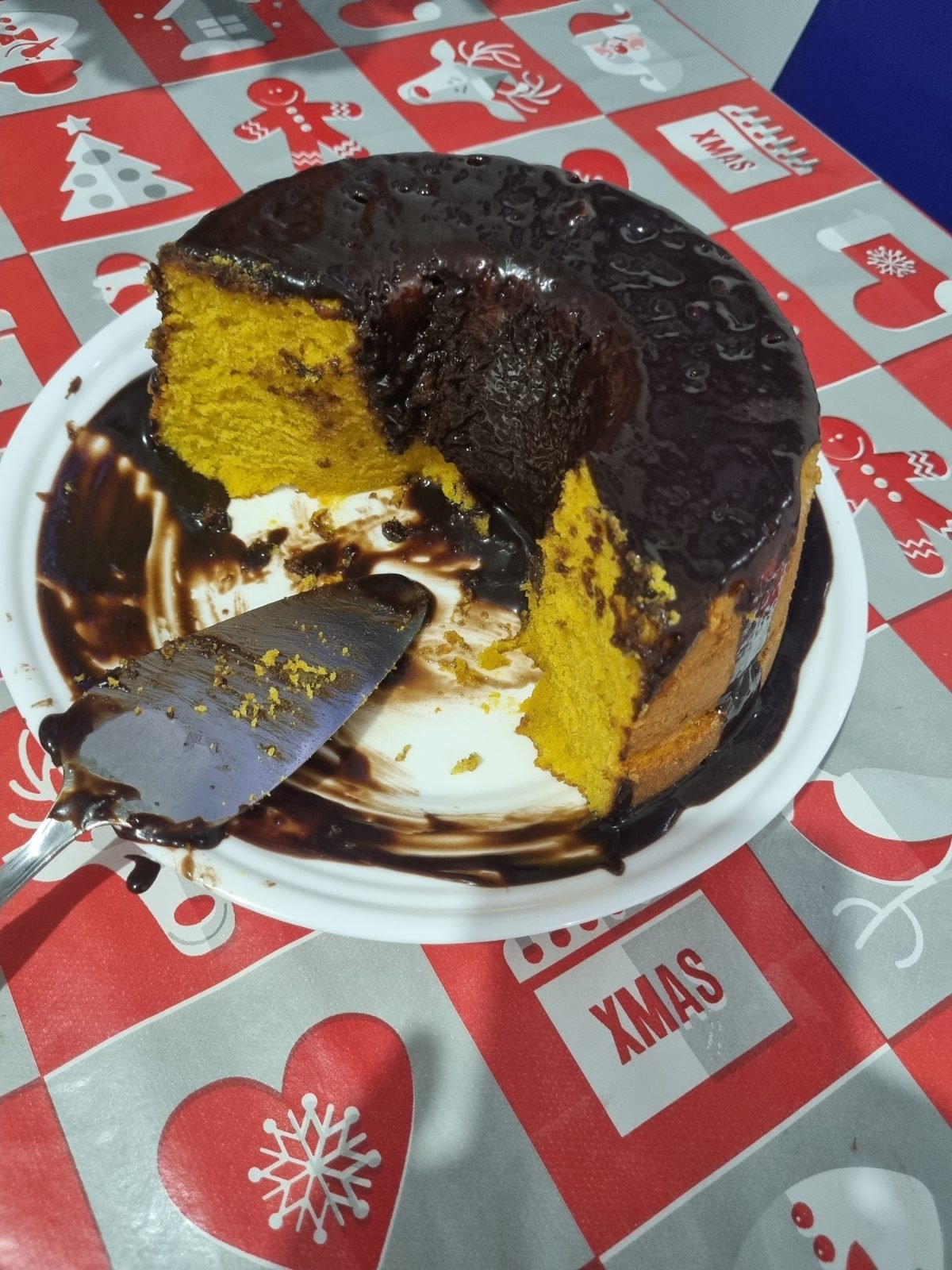 Bolo de cenoura do evandro