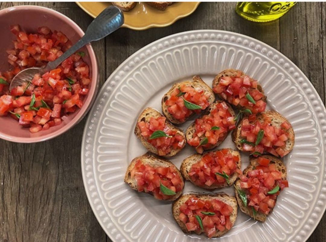 Bruschettas de tomate