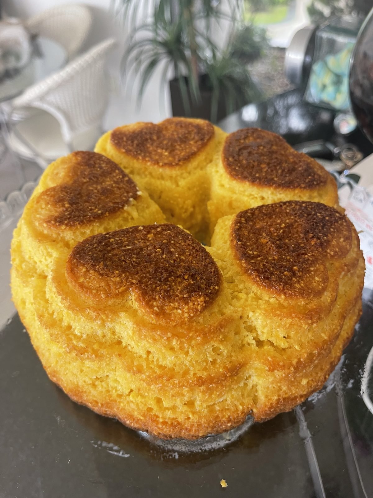 Bolo de flocao de milho