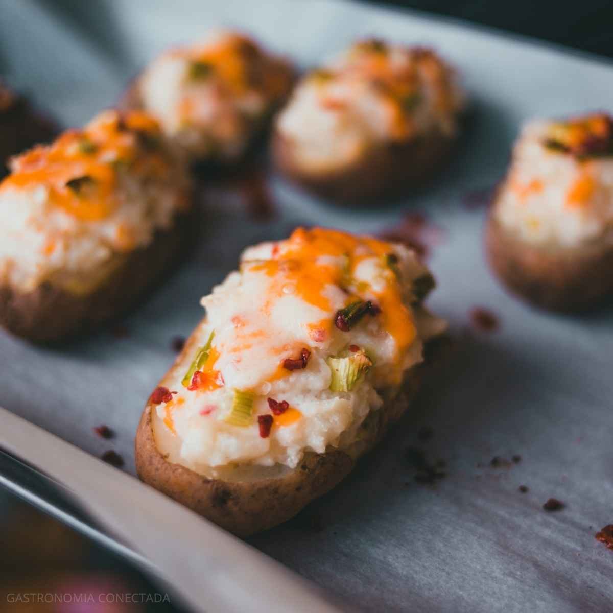 Batata Recheada na Air Fryer — Por que o Recheio Queima Antes da Batata Cozinhar