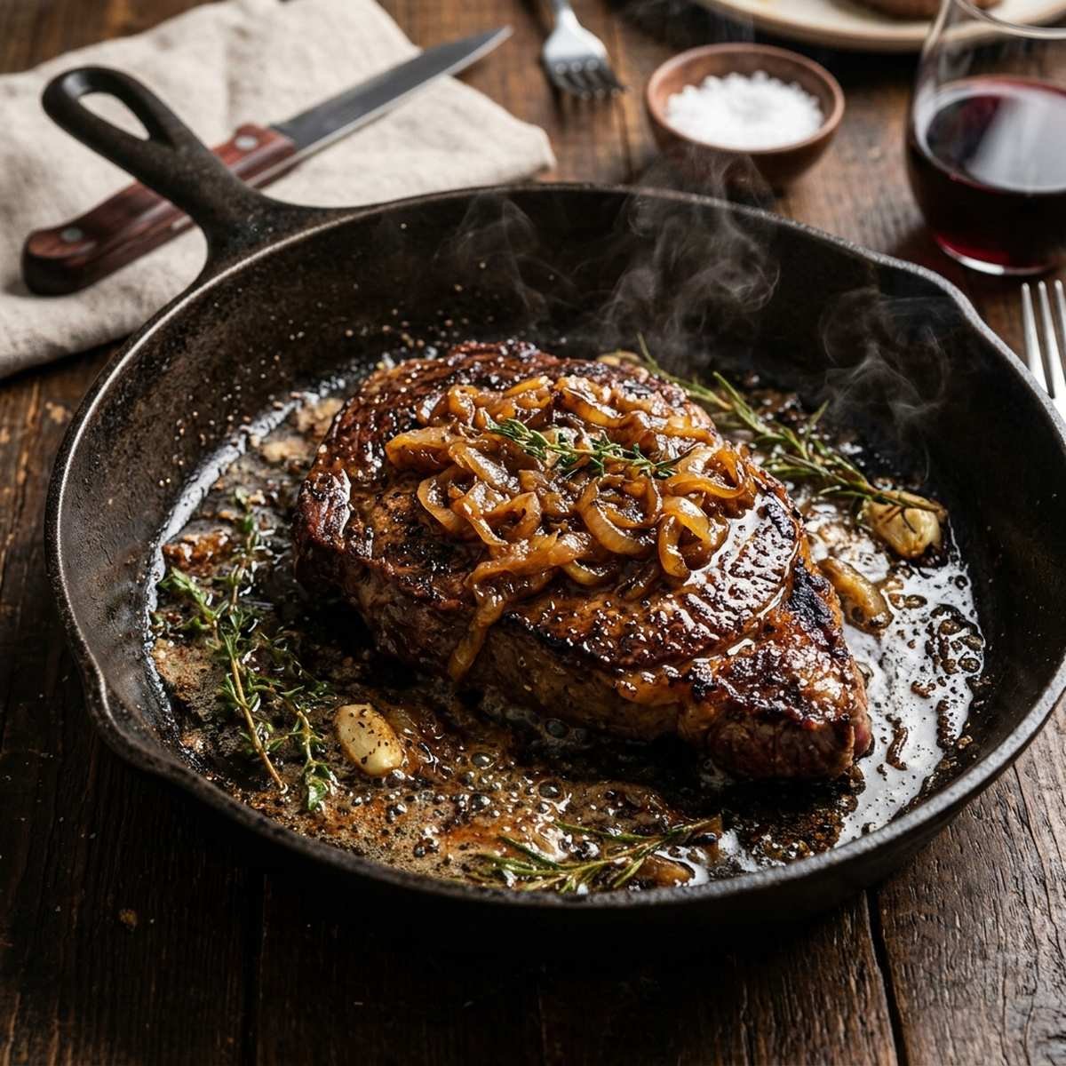 Bife Acebolado Suculento: O Segredo da Cebola Caramelizada Perfeita