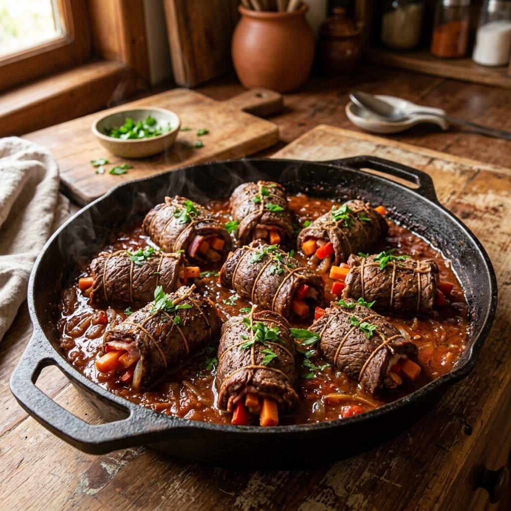 Bife a Rolê Tradicional na Pressão