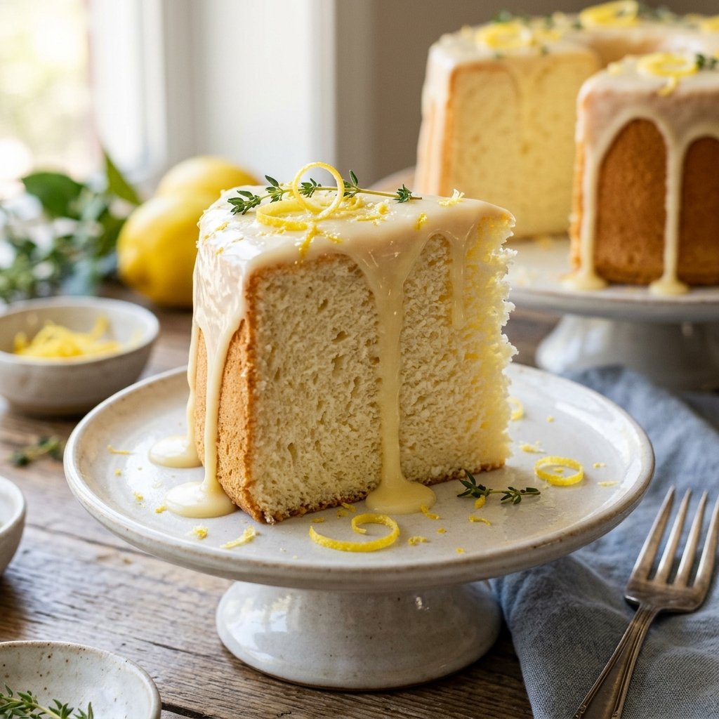 Bolo Chiffon de Limão Siciliano Super Fofo