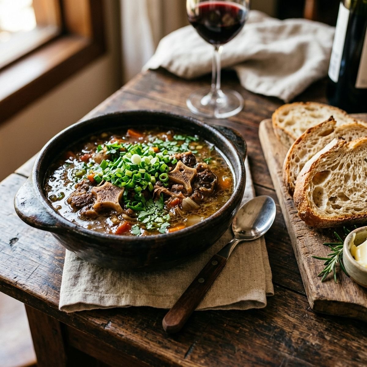 Caldo de Rabada Fervente: Força e Sabor