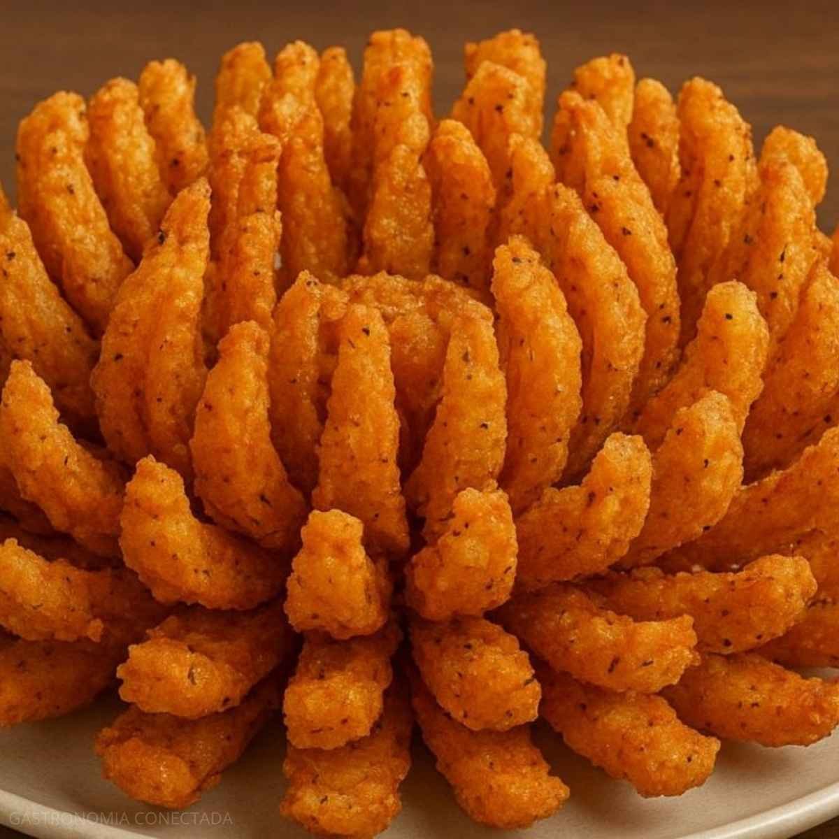 Cebola do Outback em Casa — Por que a Flor Não Abre e o Empanado Cai na Fritura