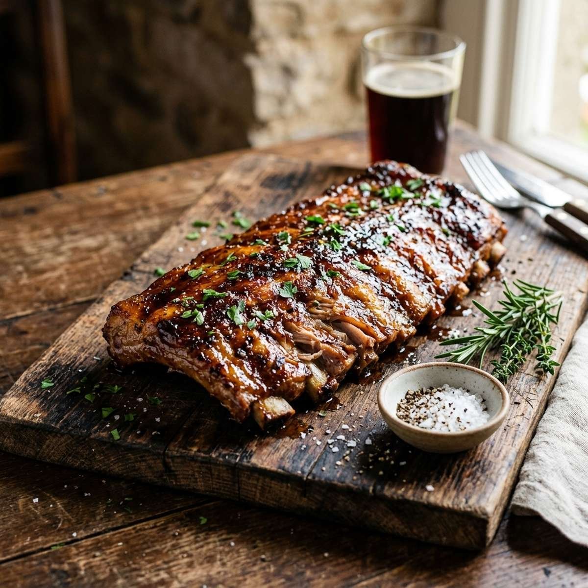 Costela de Porco Assada no Forno: Carne que Cai do Osso