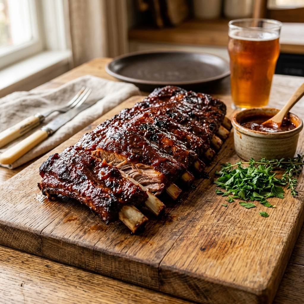 Costelinha ao Molho Barbecue: O Segredo da Carne Que Desmancha