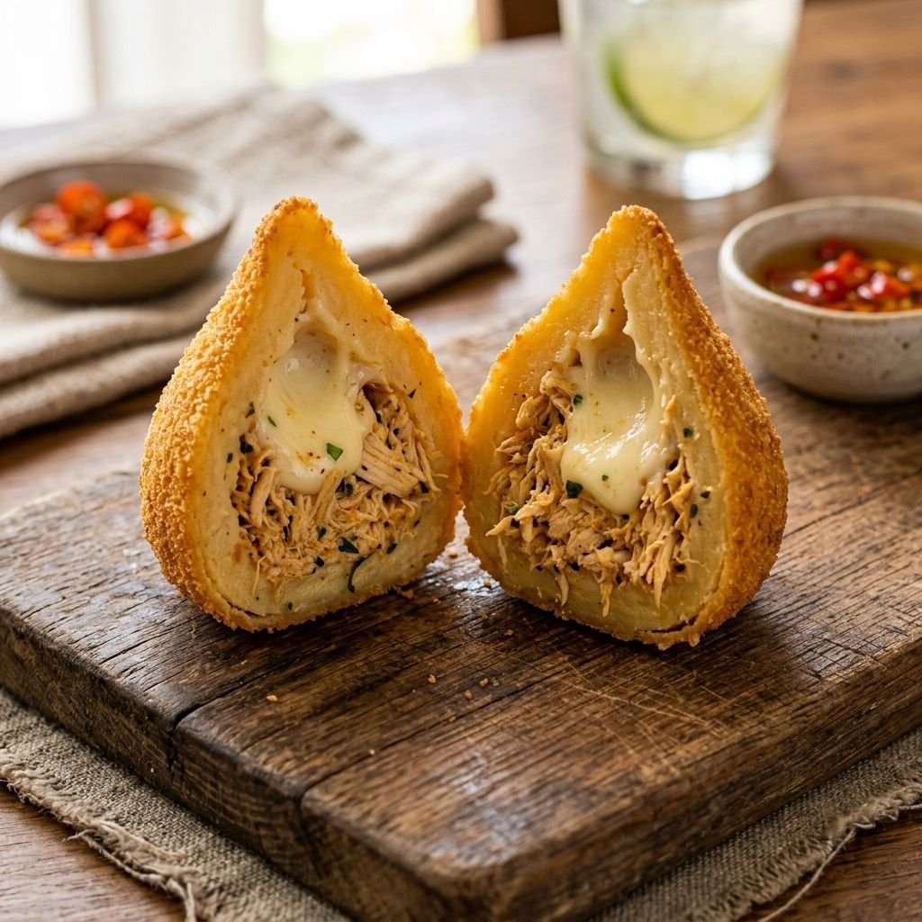 Coxinha de Frango com Catupiry Perfeita