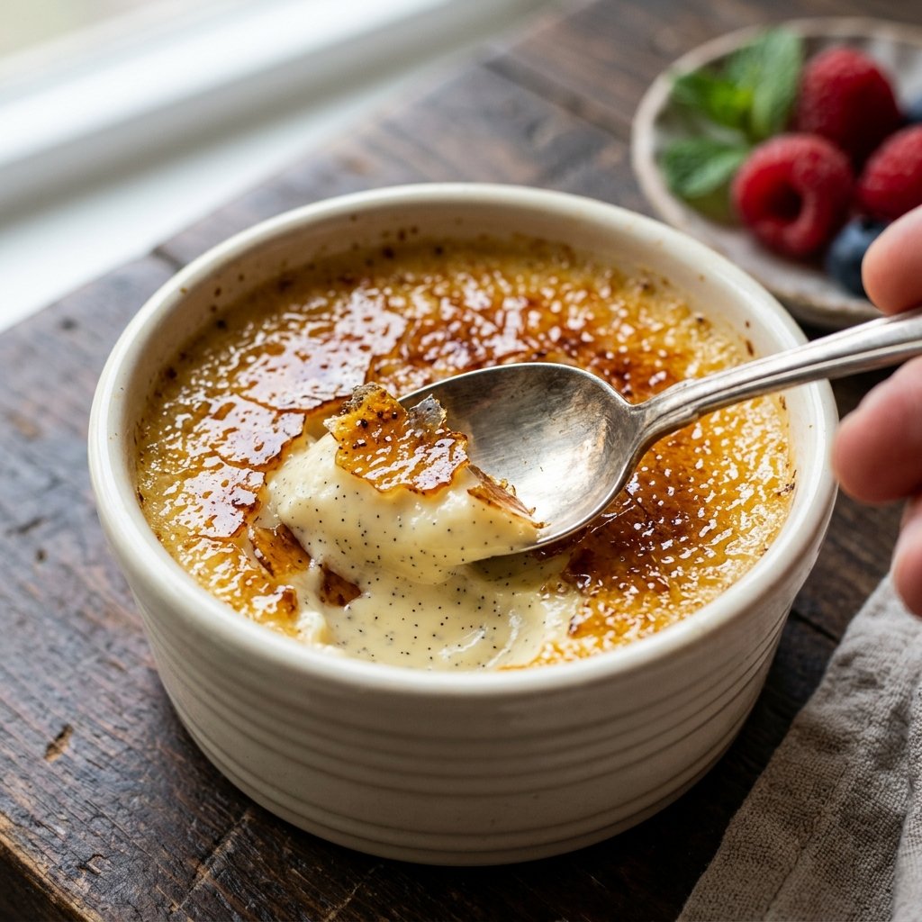Crème Brûlée de Baunilha Bourbon — A Sobremesa com a Casquinha Perfeita