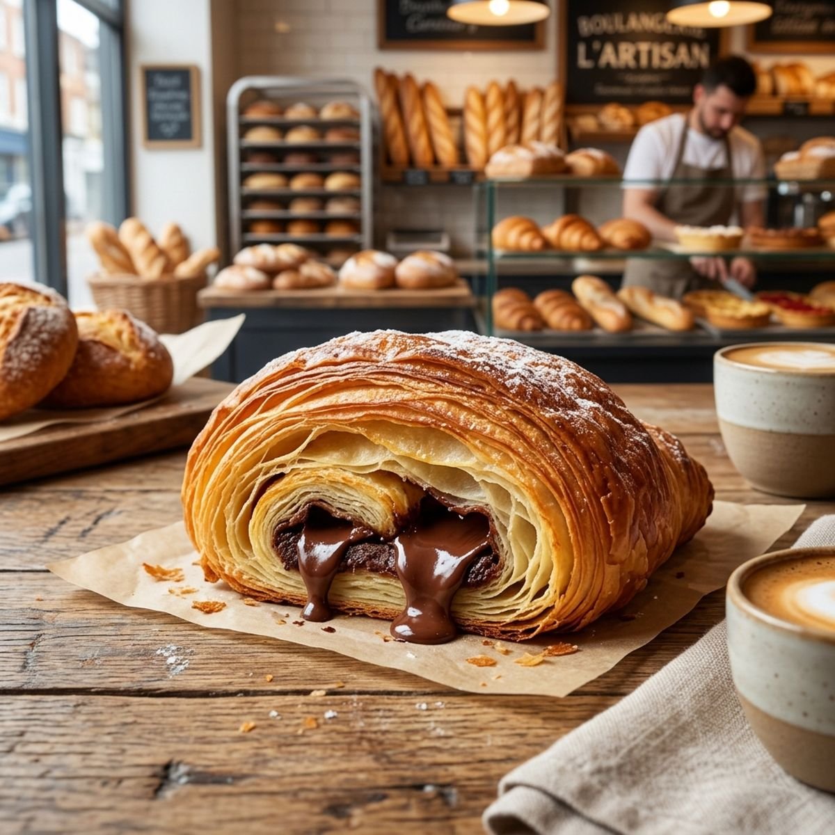 Pain au Chocolat: O Croissant de Chocolate Perfeito