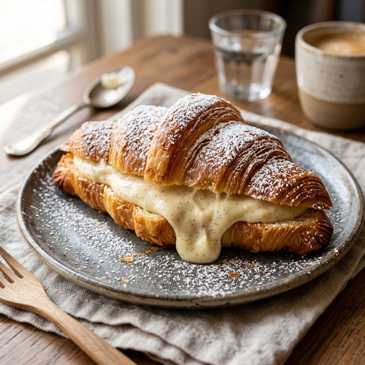 Croissant de Creme de Confeiteiro: Doçura e Leveza