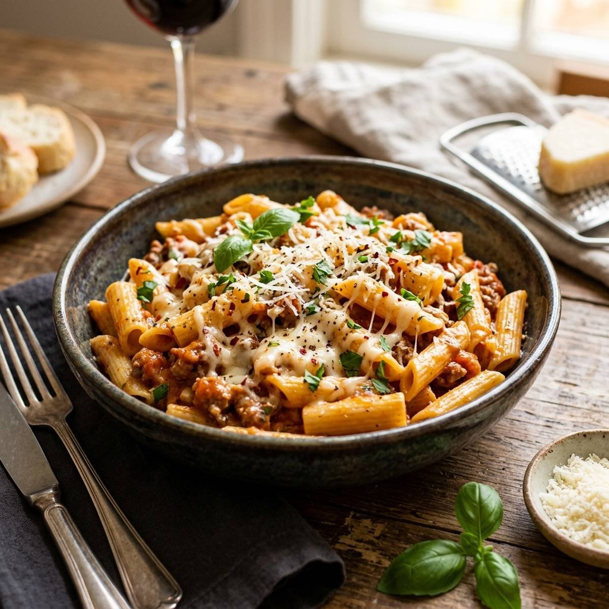 Macarrão de Panela de Pressão Cremoso: O Almoço Mágico de 10 Minutos
