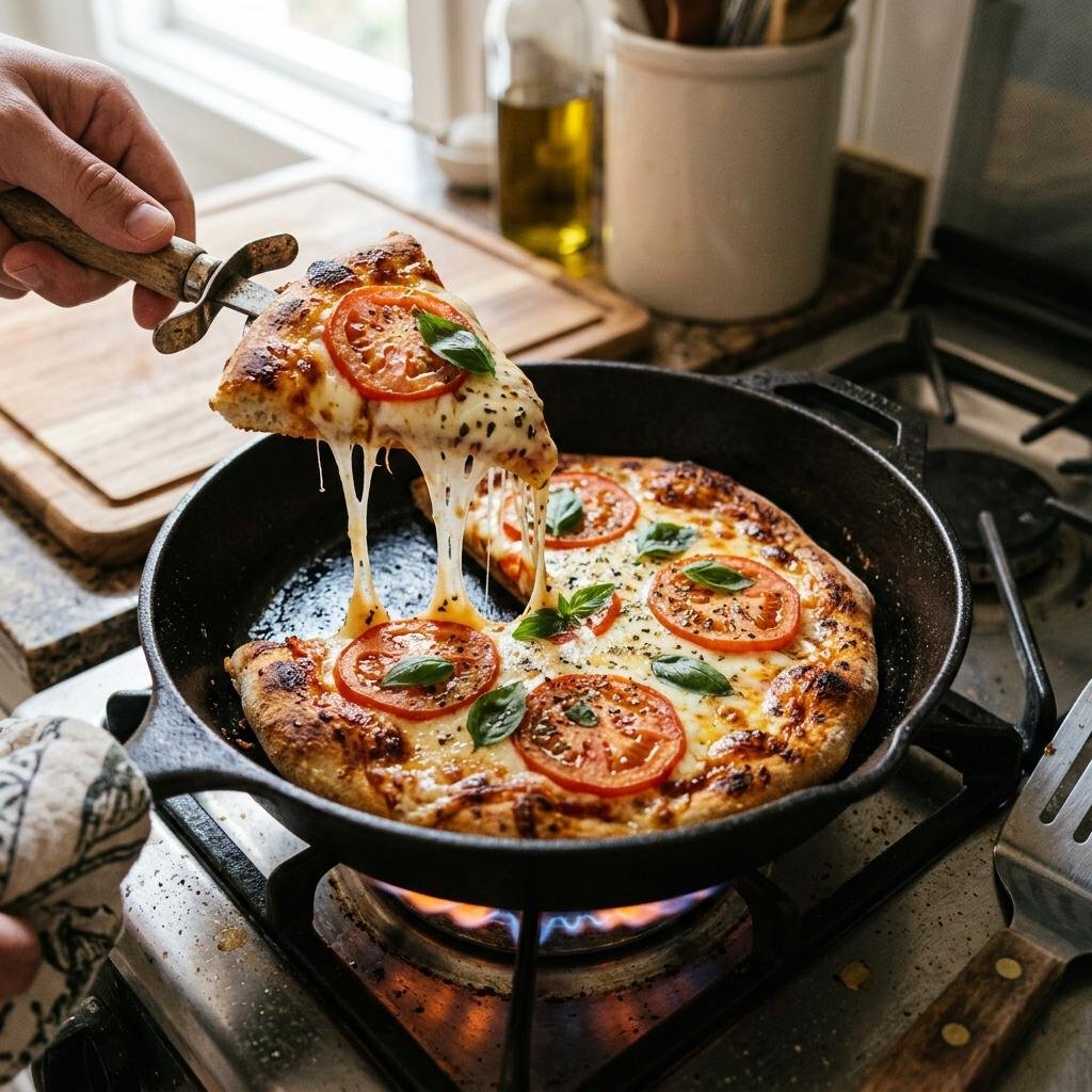 Massa de Pizza Fina Crocante em Casa