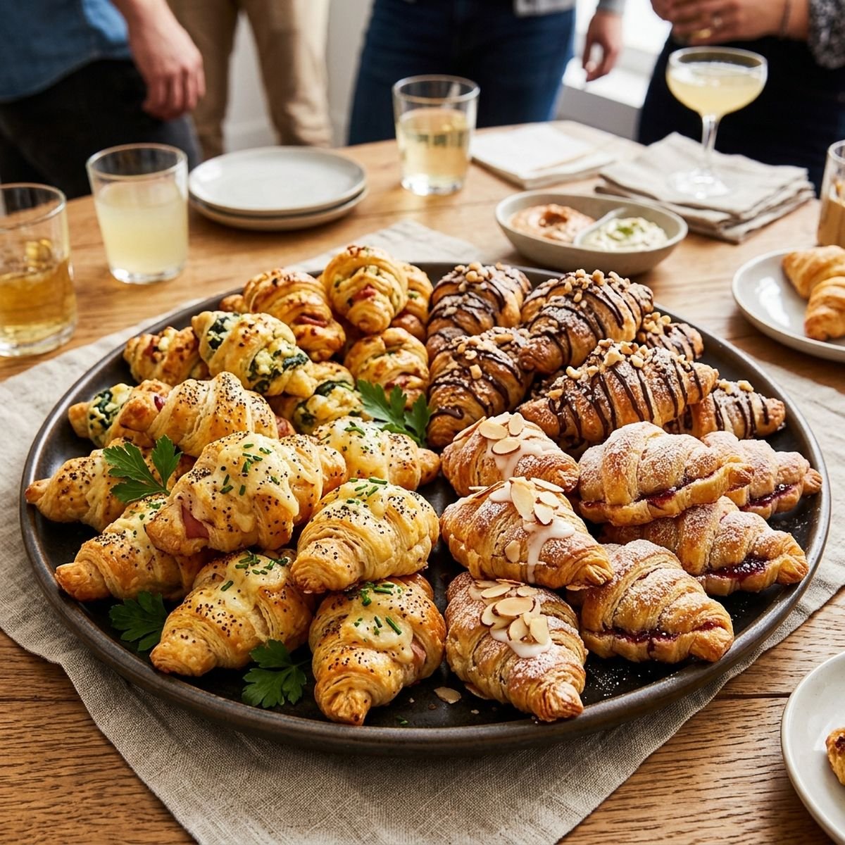 Mini Croissants de Festa: Mix de Sabores Elegantes