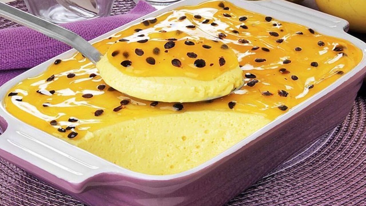 Mousse de Maracujá Aerada — 3 Ingredientes e Textura de Nuvem