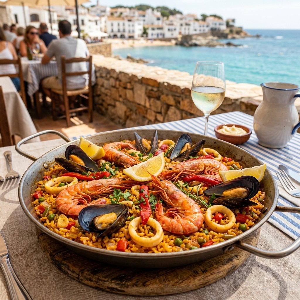 Paella Marinera de Marisco — O Autêntico Sabor do Mediterrâneo
