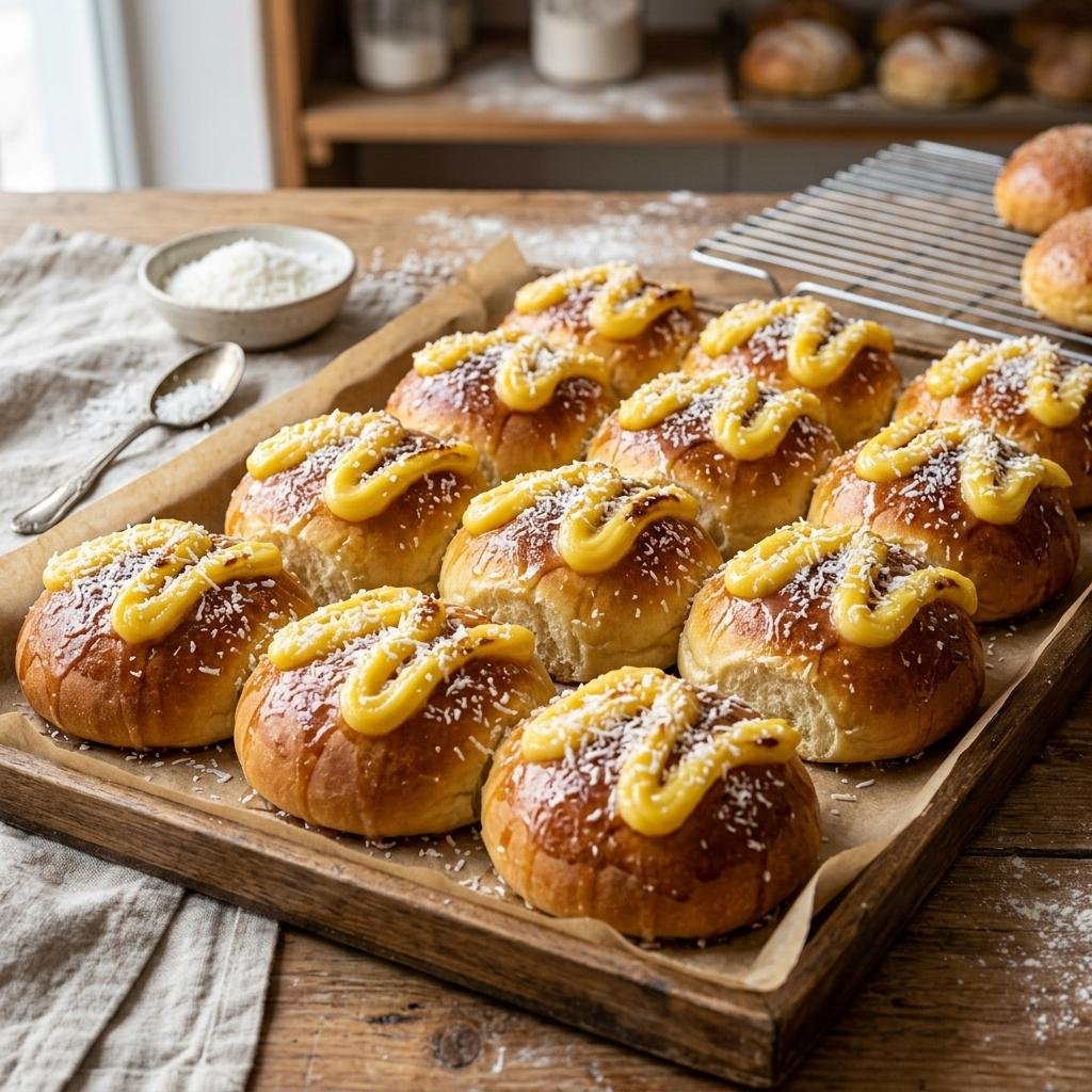 Pão Doce de Padaria com Calda de Açúcar