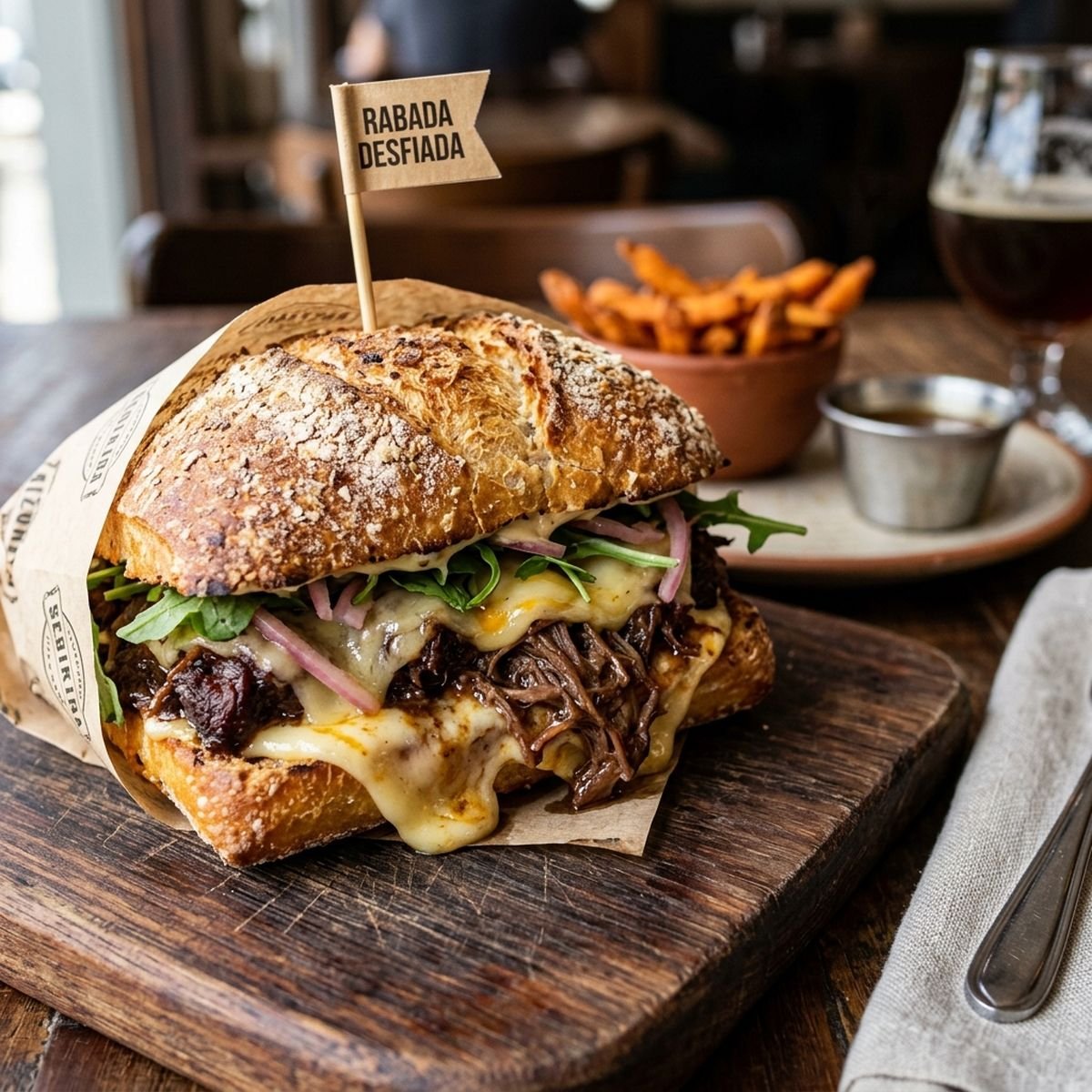 Rabada Desfiada para Sanduíche: Lanche Brutal