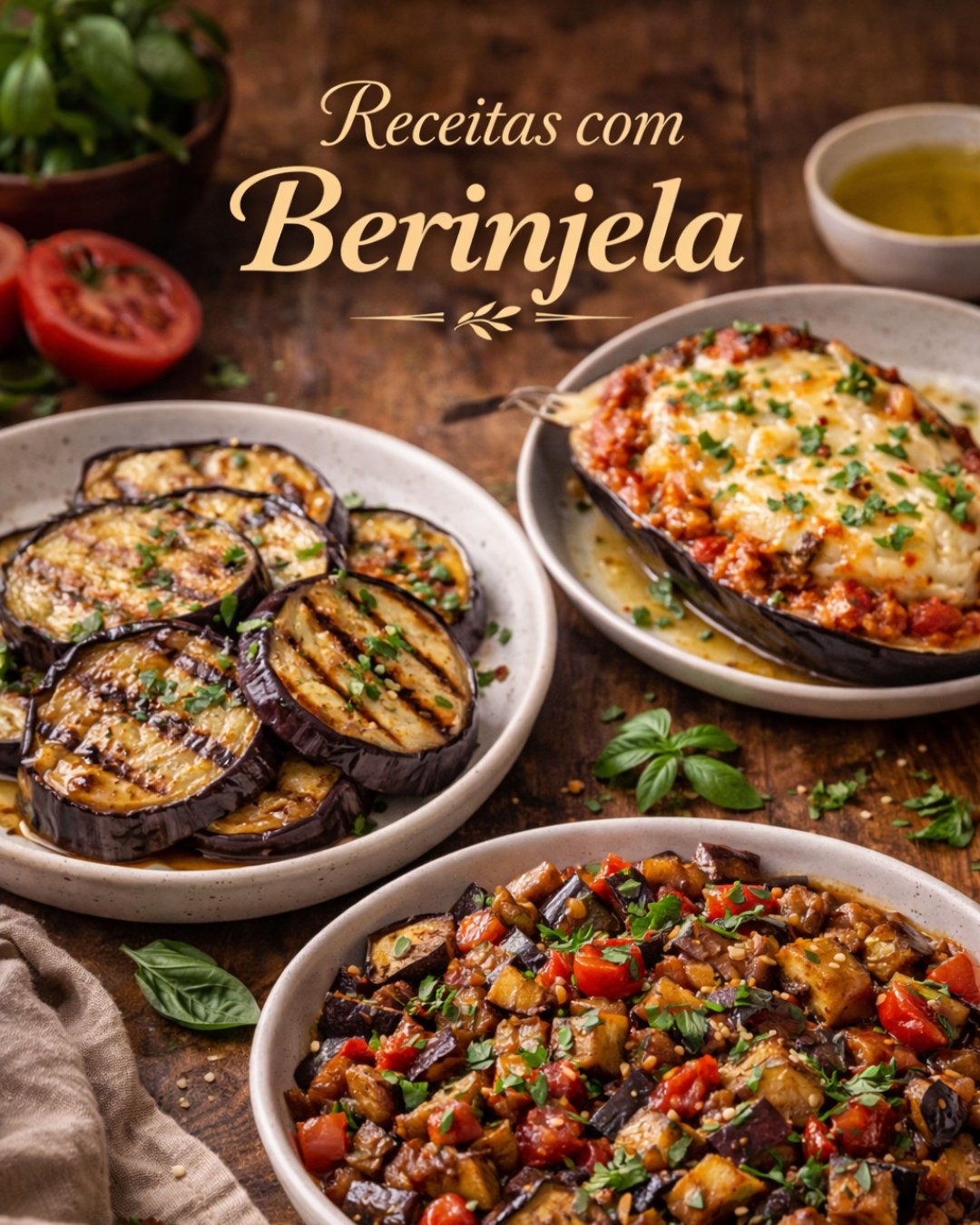 Receitas com Berinjela: Saborosa, Versátil e Muito Nutritiva