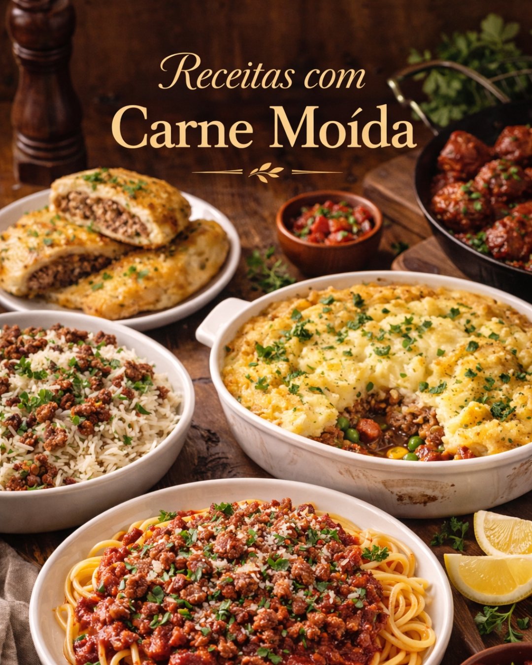 Receitas com Carne Moída: 5 Opções Fáceis e Deliciosas para o Dia a Dia