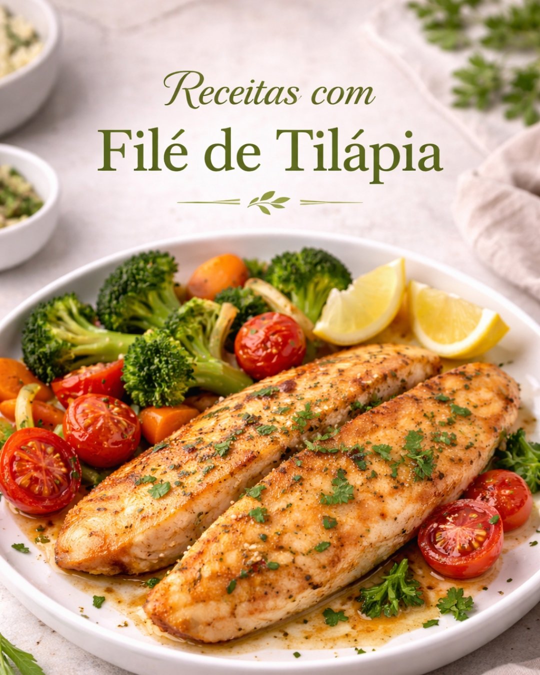 Receitas com Filé de Tilápia: Leve, Saboroso e Pronto em Minutos