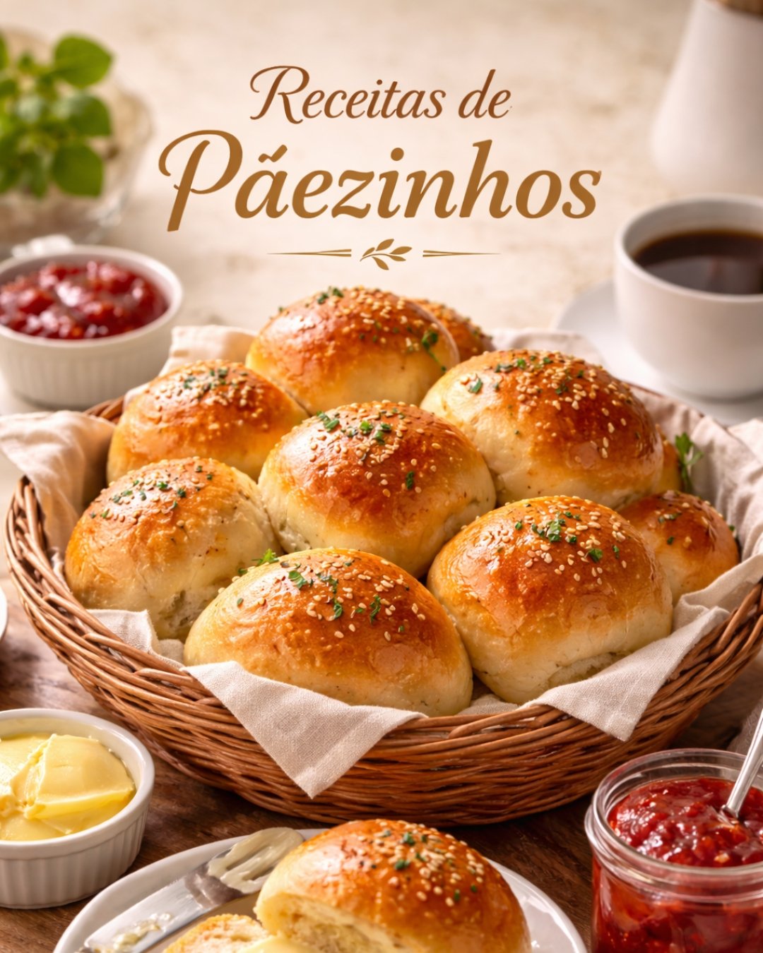 Receita de Pãezinhos Caseiros: Fofos, Macios e Irresistíveis