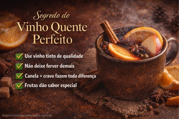 Receitas de Vinho Quente: A Bebida que Aquece o Corpo e a Alma