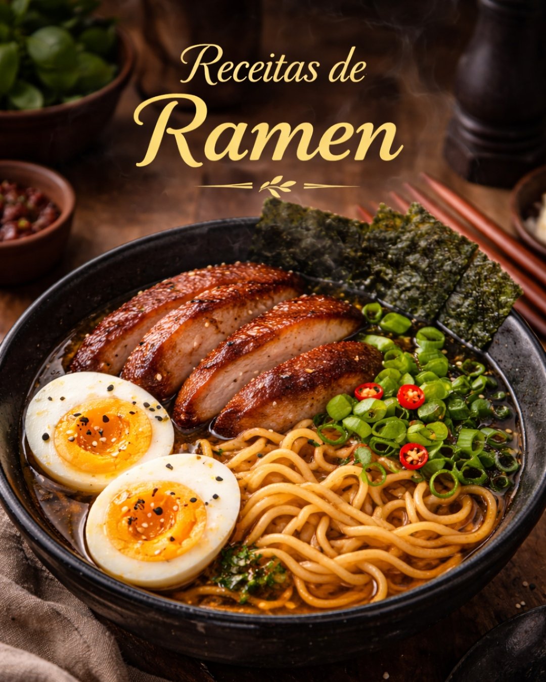 Receita de Ramen Caseiro: O Caldo Japonês que Aquece a Alma
