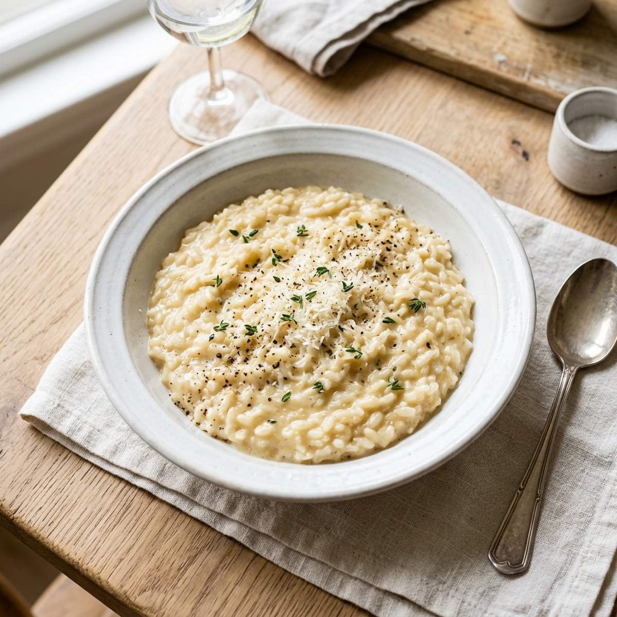 Risoto de Queijo Simples: Jantar Sofisticado em 20 Minutos