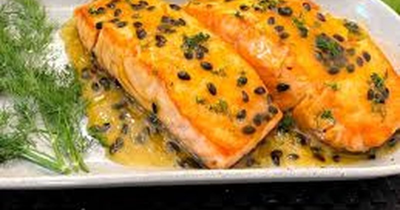 Salmão ao Molho de Maracujá e Mel