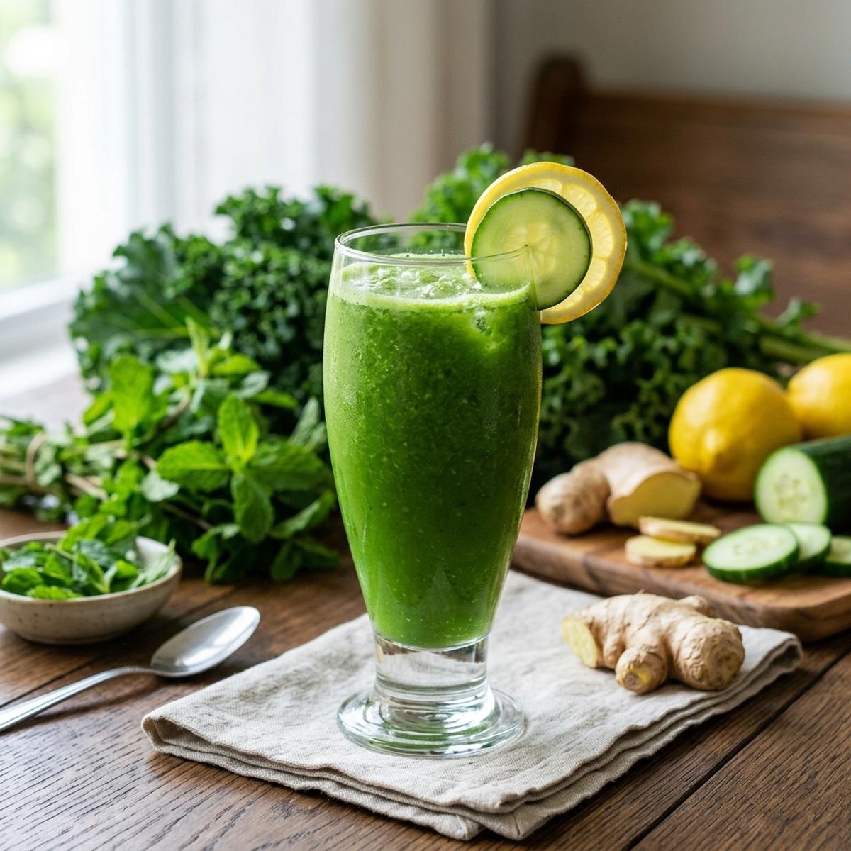 Suco Verde Detox Simples: Energia e Saúde no Copo