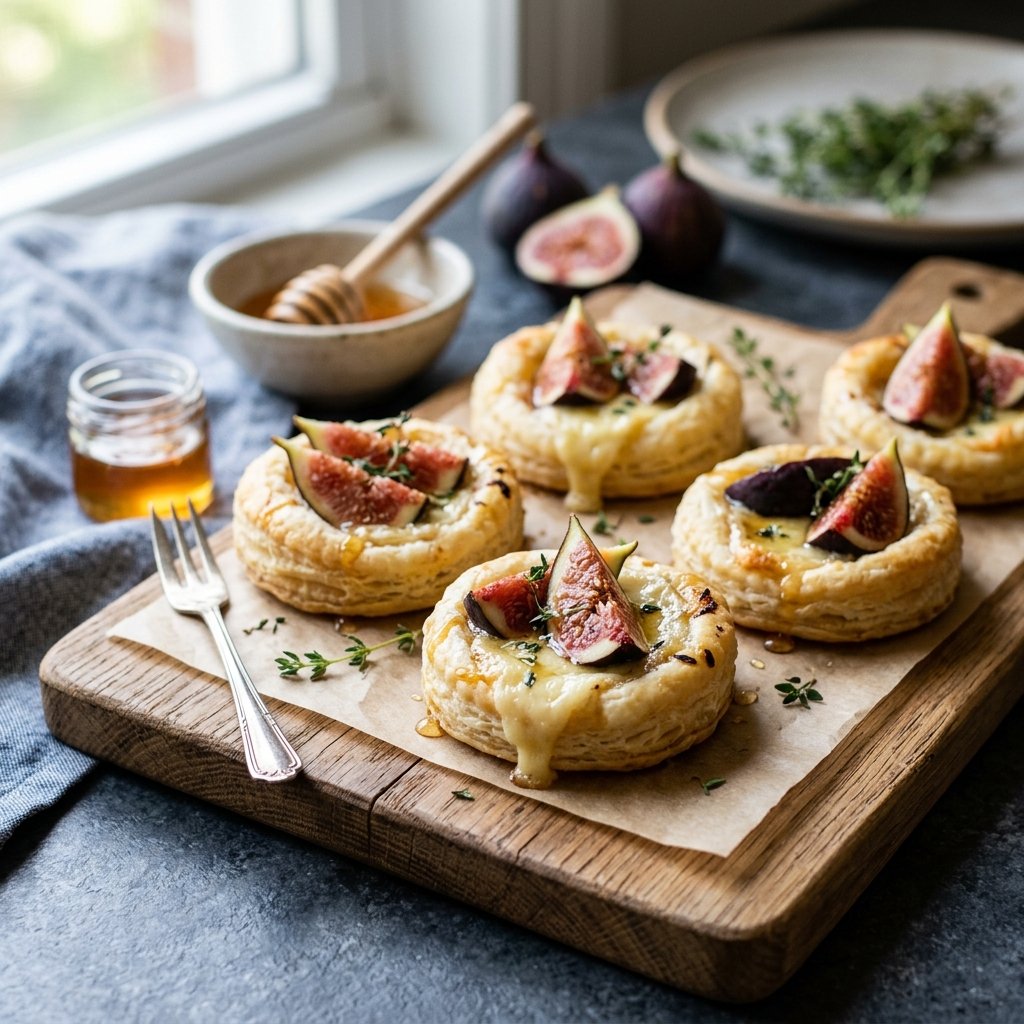 Tartelete de Figo com Queijo Brie