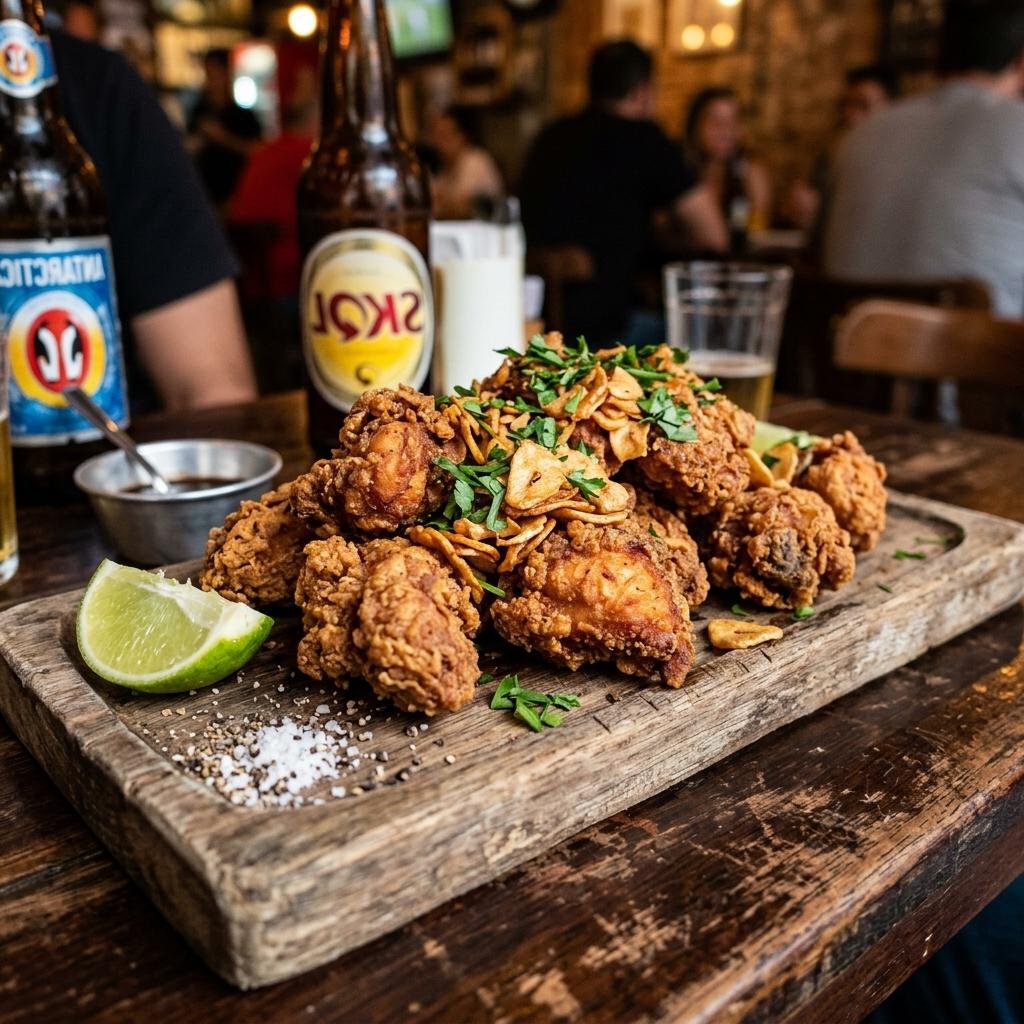 Tirinhas de Frango Crocantes de Boteco