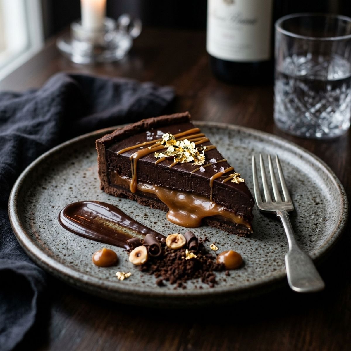 Torta de Chocolate com Caramelo Salgado — A Sobremesa Tendência e Irresistível
